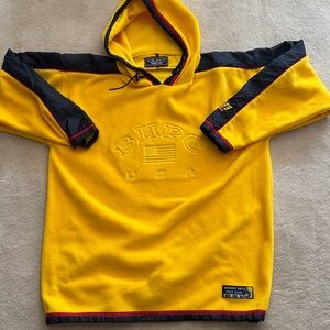 Beverly Hills Polo Club Yellow and Black Hoodie Sweater